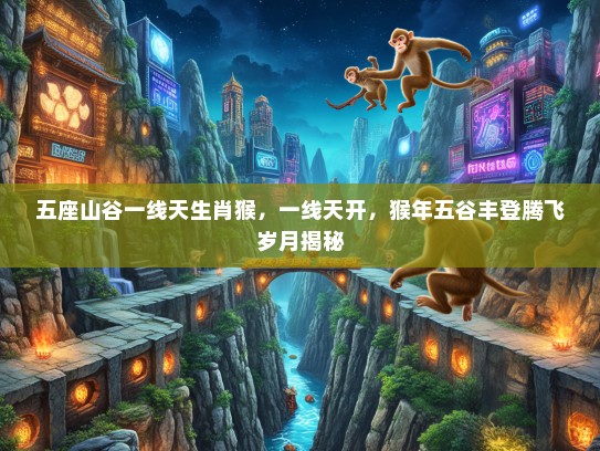 五座山谷一线天生肖猴，一线天开，猴年五谷丰登腾飞岁月揭秘
