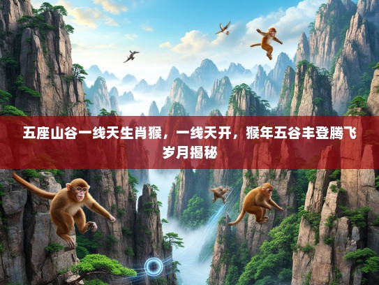 五座山谷一线天生肖猴，一线天开，猴年五谷丰登腾飞岁月揭秘
