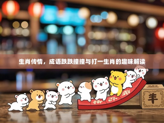 生肖传情，成语跌跌撞撞与打一生肖的趣味解读