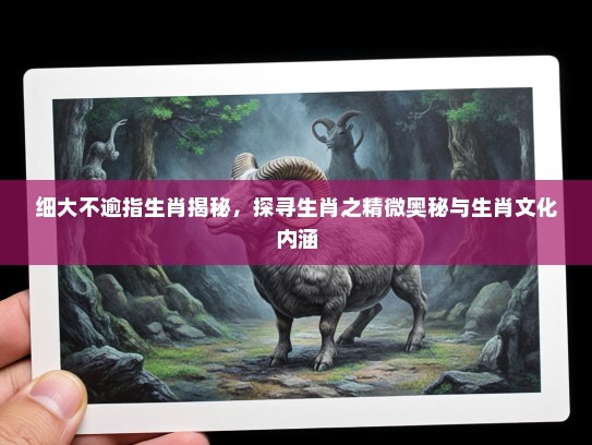 细大不逾指生肖揭秘，探寻生肖之精微奥秘与生肖文化内涵