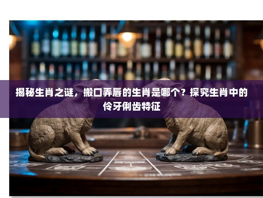揭秘生肖之谜，搬口弄唇的生肖是哪个？探究生肖中的伶牙俐齿特征