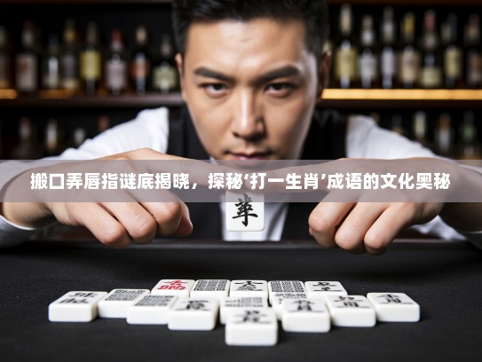 搬口弄唇指谜底揭晓，探秘‘打一生肖’成语的文化奥秘