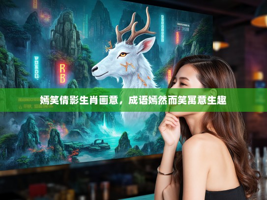 嫣笑倩影生肖画意，成语嫣然而笑寓意生趣