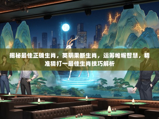 揭秘最佳正确生肖，英明果断生肖，运筹帷幄智慧，精准猜打一最佳生肖技巧解析