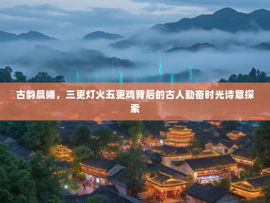 古韵晨曦，三更灯火五更鸡背后的古人勤奋时光诗意探索