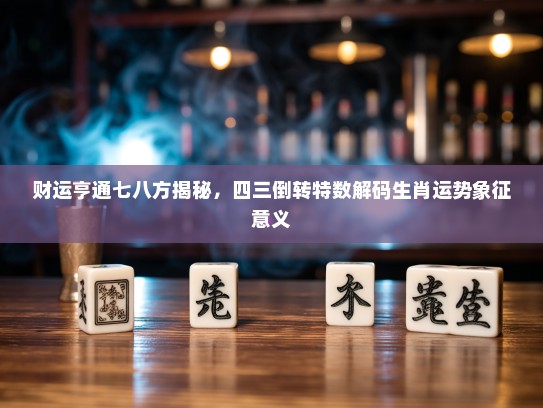 财运亨通七八方揭秘，四三倒转特数解码生肖运势象征意义