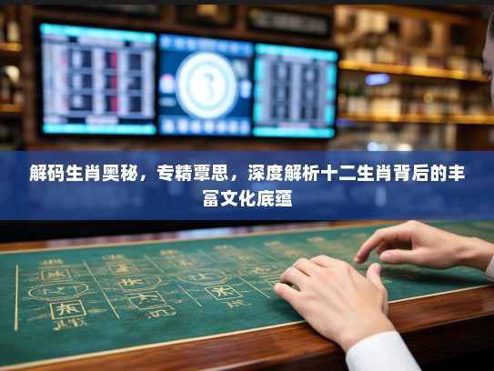 解码生肖奥秘，专精覃思，深度解析十二生肖背后的丰富文化底蕴