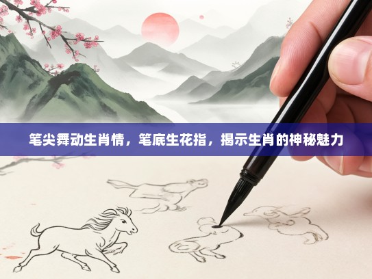 笔尖舞动生肖情，笔底生花指，揭示生肖的神秘魅力
