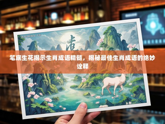 笔底生花揭示生肖成语精髓，揭秘最佳生肖成语的绝妙诠释