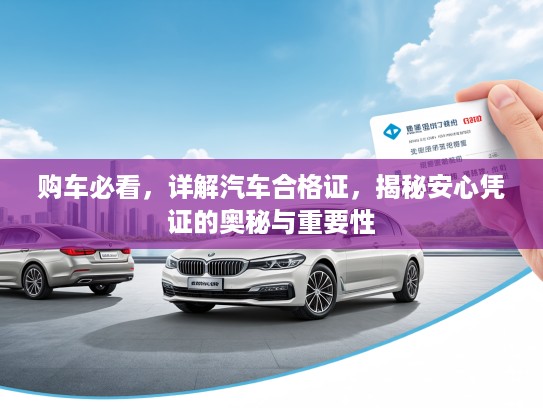 购车必看，详解汽车合格证，揭秘安心凭证的奥秘与重要性