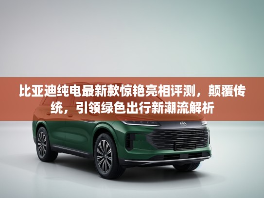 比亚迪纯电最新款惊艳亮相评测，颠覆传统，引领绿色出行新潮流解析