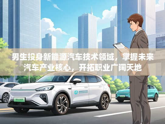 男生投身新能源汽车技术领域，掌握未来汽车产业核心，开拓职业广阔天地