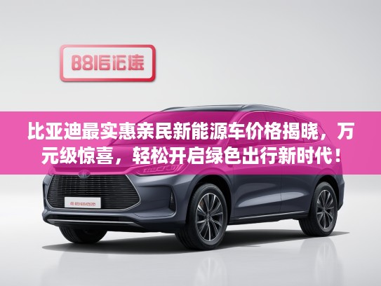 比亚迪最实惠亲民新能源车价格揭晓，万元级惊喜，轻松开启绿色出行新时代！