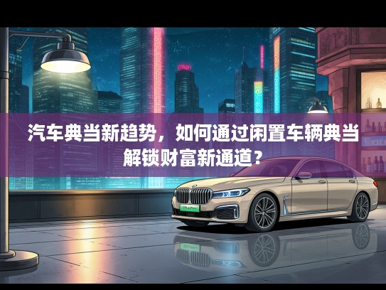 汽车典当新趋势，如何通过闲置车辆典当解锁财富新通道？