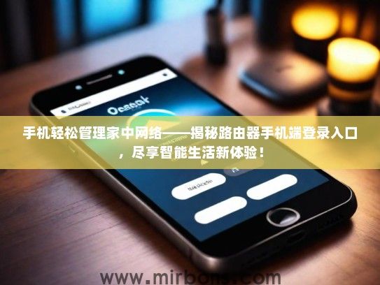 手机轻松管理家中网络——揭秘路由器手机端登录入口，尽享智能生活新体验！