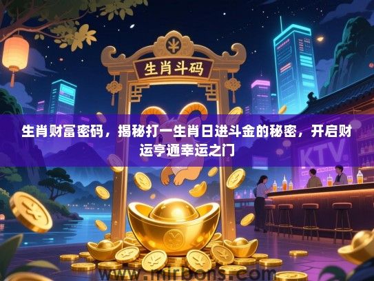 生肖财富密码，揭秘打一生肖日进斗金的秘密，开启财运亨通幸运之门