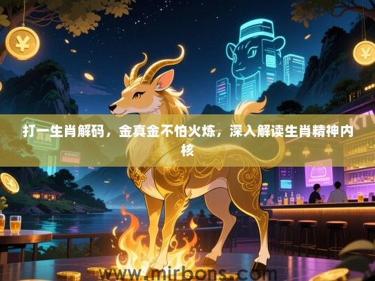 打一生肖解码，金真金不怕火炼，深入解读生肖精神内核