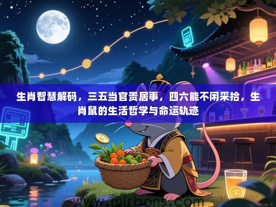 生肖智慧解码，三五当官贵居事，四六能不闲采拾，生肖鼠的生活哲学与命运轨迹