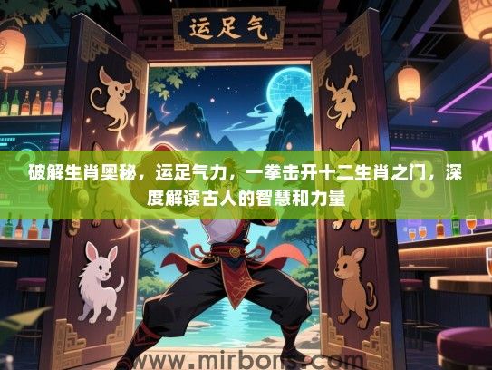破解生肖奥秘,运足气力,一拳击开十二生肖之门,深度解读古人的智慧和力量 破解生肖奥秘,运足气力,一拳击开十二生肖之门,深度解读古人的智慧和力量