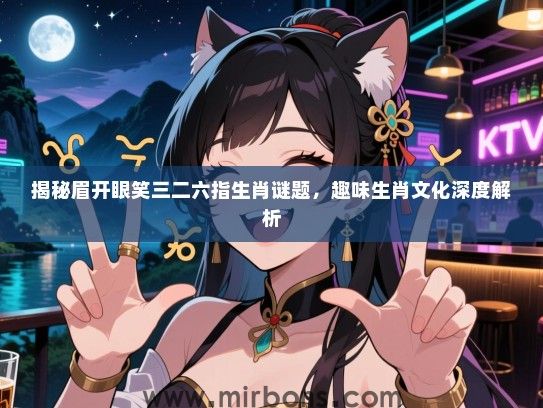 揭秘眉开眼笑三二六指生肖谜题，趣味生肖文化深度解析