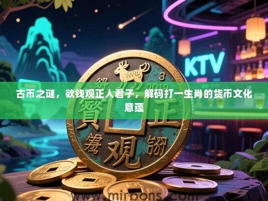 古币之谜，欲钱观正人君子，解码打一生肖的货币文化意蕴