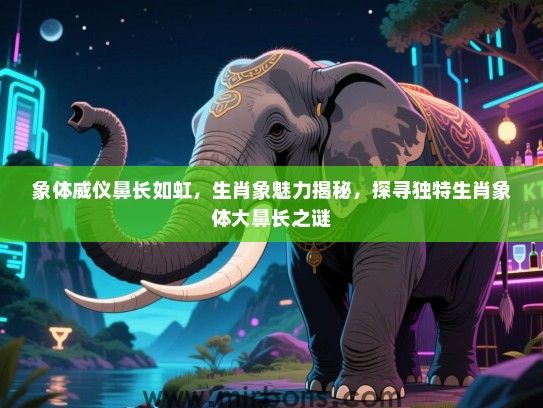 象体威仪鼻长如虹,生肖象魅力揭秘,探寻独特生肖象体大鼻长之谜 象体威仪鼻长如虹,生肖象魅力揭秘,探寻独特生肖象体大鼻长之谜