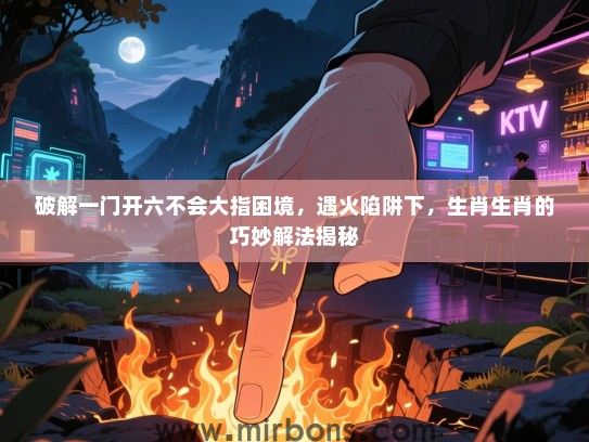 破解一门开六不会大指困境,遇火陷阱下,生肖生肖的巧妙解法揭秘 破解一门开六不会大指困境,遇火陷阱下,生肖生肖的巧妙解法揭秘