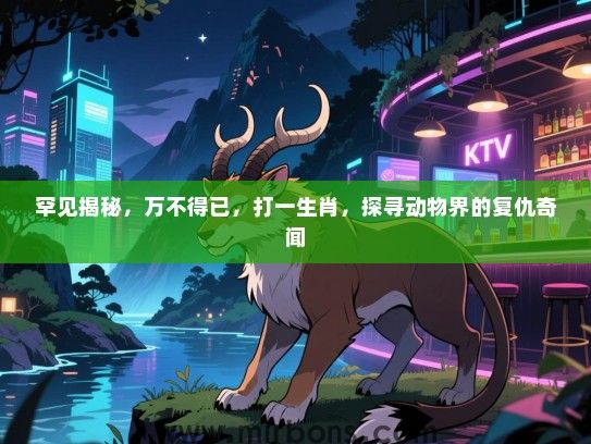 罕见揭秘,万不得已,打一生肖,探寻动物界的复仇奇闻 罕见揭秘,万不得已,打一生肖,探寻动物界的复仇奇闻