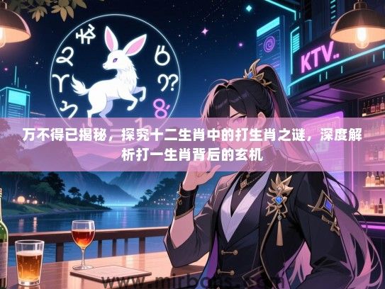 万不得已揭秘,探究十二生肖中的打生肖之谜,深度解析打一生肖背后的玄机 万不得已揭秘,探究十二生肖中的打生肖之谜,深度解析打一生肖背后的玄机