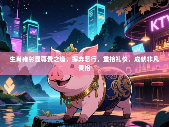 生肖猪彰显尊贵之道，摒弃恶行，重拾礼仪，成就非凡贵格